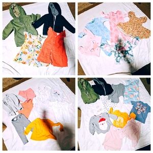 Girl Clothes, Dress & Winter Jacket Bundle Lot 2T Gap, Cat & Jack, Old Navy 28pc